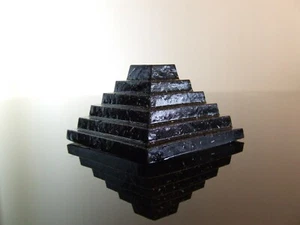 REIKI ENERGY CHARGED BLACK TOURMALINE ORGONE PYRAMID POWERFUL ENERGY GENERATOR - Picture 1 of 6