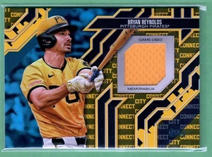 2025 Topps Series 1 Bryan Reynolds City Connect Relic Blue #/150 Pirates SP - Picture 1 of 2