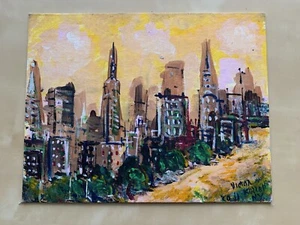 Russian/USA Artist Victor Kozlov Painting Oil Canvas Contemporary Art Manhattan - Picture 1 of 10