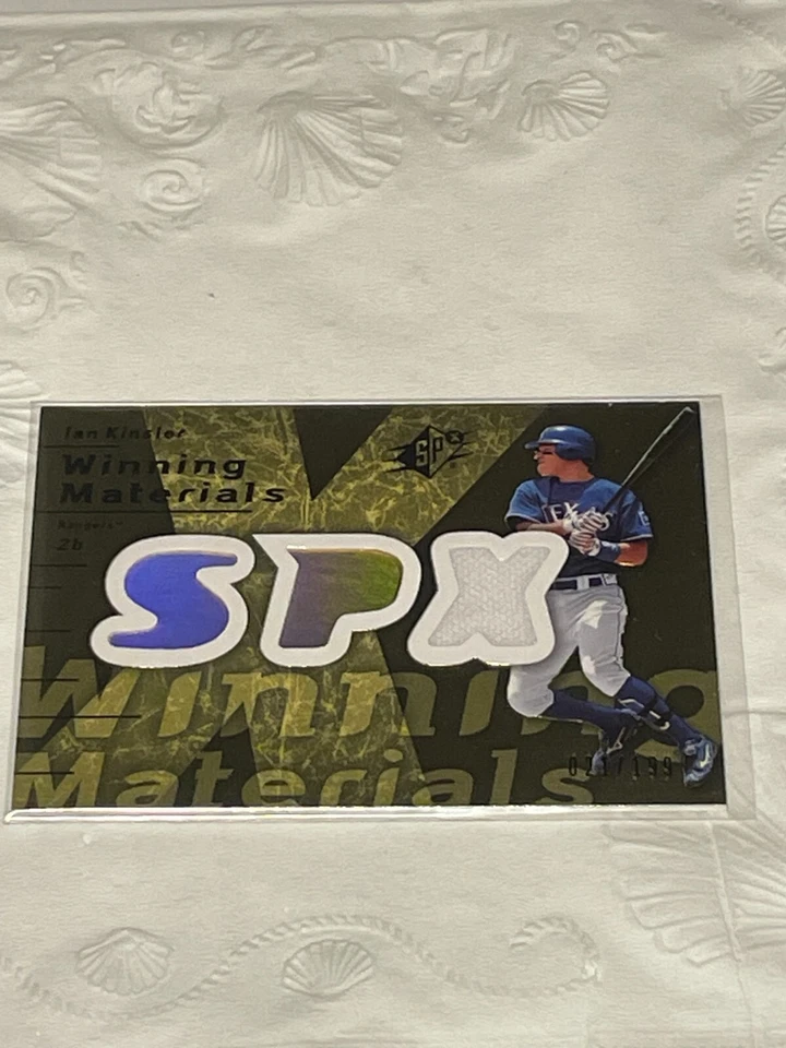2007 SPx Winning Materials Gold /199 Ian Kinsler #WM-IK - Image 1 of 1