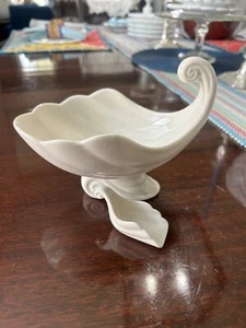 Vintage Sango Caroline weiß Porzellan Nuss/Zuckerdose mit Schaufel - Bild 1 von 10