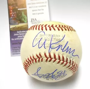 Sonny Gray Al Kaline JSA Autographed Signed Baseball Ball Oakland A's Athletics - Picture 1 of 1