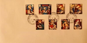 GB 2020 Commemorative Set of very fine used Christmas stamps on envelope - Picture 1 of 3