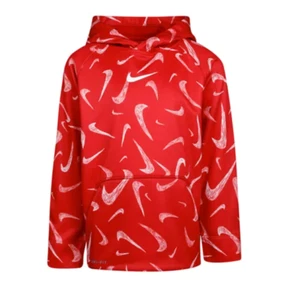 Nike Boys lightweight Therma Allover Print Pullover Hoodie - Picture 1 of 10