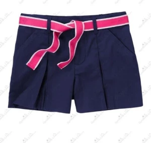 Gymboree sz 4 Cape Cod Cutie Belted Shorts NWT Vintage Blue - Picture 1 of 2