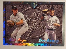 1995 Leaf Corner Stones Wade Boggs Don Mattingly New York Yankees #3