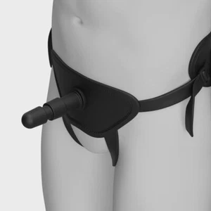Imbracatura per Strap-On Regolabile Hung System Nero con Aggancio Universale - Foto 1 di 2