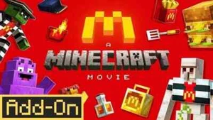Minecraft Movie McDonalds Addon Pack In-Game DLC ๐๐ - Picture 1 of 1