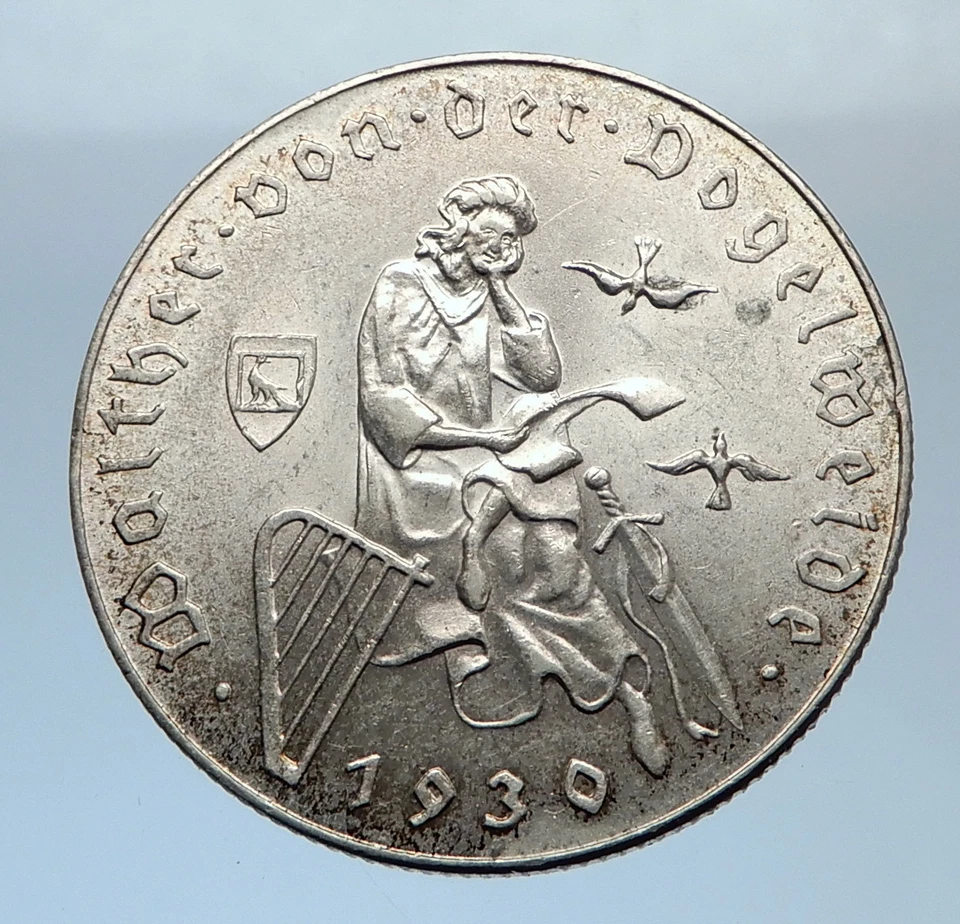 1930 AUSTRIA Silver 2 Schilling PRINCE EUGEN OF SAVOY Austrian Eagle Coin i72483 - Image 1 of 3