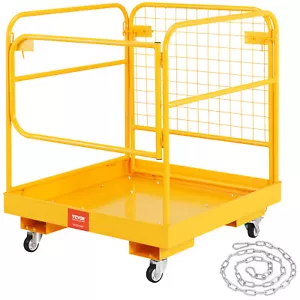 VEVOR Staplerbühne 91x91cm Arbeitsbühne Arbeitskorb Sicherheitskorb 544kg - Bild 1 von 12
