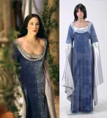 HOT The Lord Of The Rings Cosplay Arwen Traveling Dress Carnival Gilrs Costume - Image 1 of 4