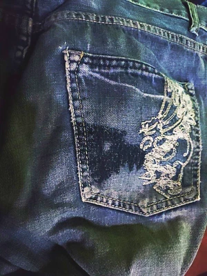 route 66 womens jeans Premium Slim Straight Blue,32x34,Fancy Back pockets,  - Image 1 of 4