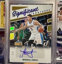 2017 Panini Donruss Nikola Jokic Significant signatures-green 2/5 PSA 9
