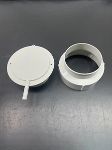 Tragbare Klimaanlage AC 5,9" Abluftschlauch Adapter mit Wandflansch Set - Bild 1 von 6