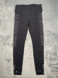 Athleta Reflective Be Free Tight Full Length Leggings Mid Rise Black Size Small - Picture 1 of 7