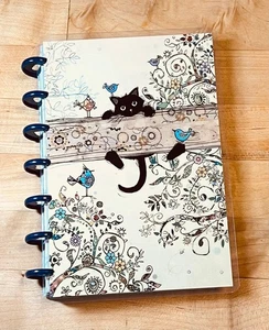 *Hanging Black Cat* Cover Set 4 use with the MINI Happy Planner~ - Picture 1 of 4