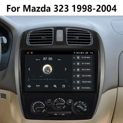 4-64GB Wireles Carplay Android13 For Mazda 323 1998-2004Car Stereo Radio GPS BT - image 1 of 4