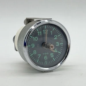 Porsche 356 Clock w/ Bracket & Knurled Nuts TESTED 2.63 Date Stamp VDO Original - Bild 1 von 8