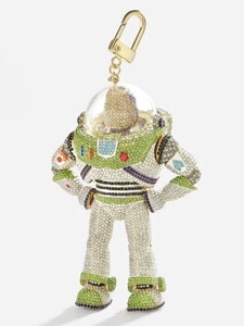 Baublebar Disney Toy Story Buzz Lightyear Bag Charm Rhinestone Keychain NIB - Picture 1 of 8