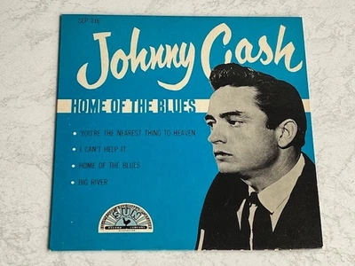 Johnny Cash   seltene Sun Sammler  EP Bildhülle " Home of the Blues" - Bild 1 von 2