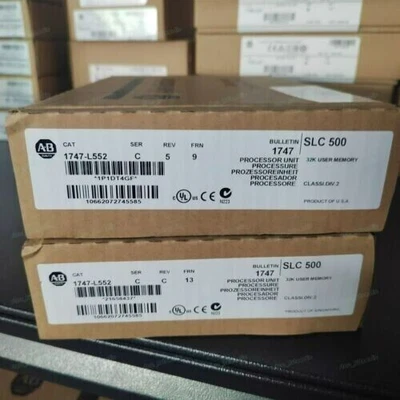 New Factory Sealed AB 1747-L552 /C SLC500 SLC 5/05 CPU Processor Unit Module - Image 1 of 3