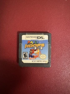 NINTENDO DS MARIO HOOPS 3 on 3 BASKETBALL VIDEO GAME GAME ONLY - Picture 1 of 1