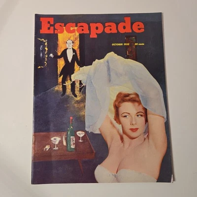 Escapade FIRST ISSUE V1 #1 1955 October  Pinup Magazine VINTAGE Foto 1 de 4
