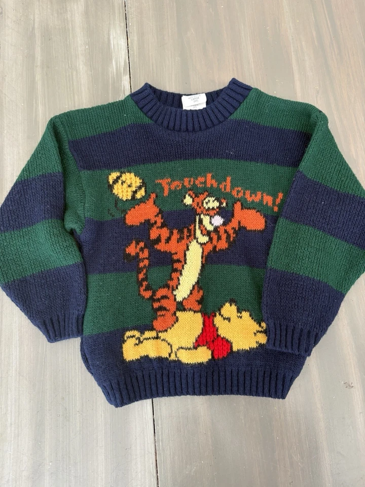Vintage Winnie The Pooh Football Sweater 4 - Image 1 of 4