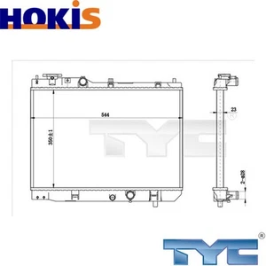RADIATOR ENGINE COOLING 720-0001-R FOR MAZDA 323/S/VI/Hatchback PREMACY MINI - Picture 1 of 6
