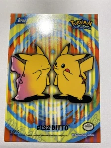 Tarjeta Pokémon DITTO Juego de cartas coleccionables Topps Edición de animación de televisión #132 5 de 10 - Imagen 1 de 13