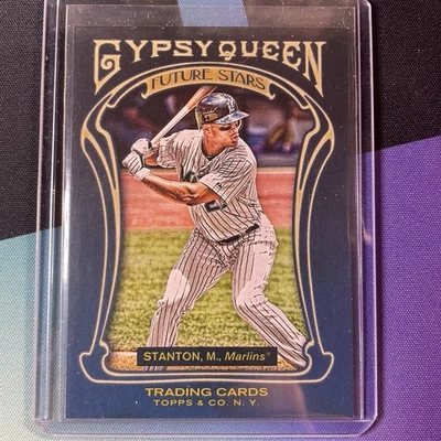 2011 Topps Gypsy Queen - Future Stars Giancarlo Stanton #FS20 Mike on Card - Image 1 of 3