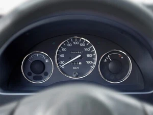 For Toyota Starlet P8 90-96 Polished Aluminum Dial Gauge Trim Cluster Rings x3 - Foto 1 di 4