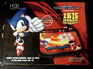 Console ARCADE SEGA MEGADRIVE MÉGA DRIVE joystick 26 jeux H&B SM 2708  - Bild 1 von 2
