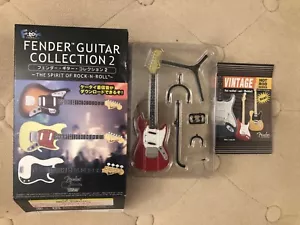 F-Toys 1/8 Fender Guitar Collection 2 1967 Red Fender Mustang - Picture 1 of 2
