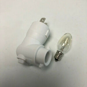 Scentsy Brand Replacement Ceramic Mini Warmer (Plug-In) Base & Light Bulb *NEW*
