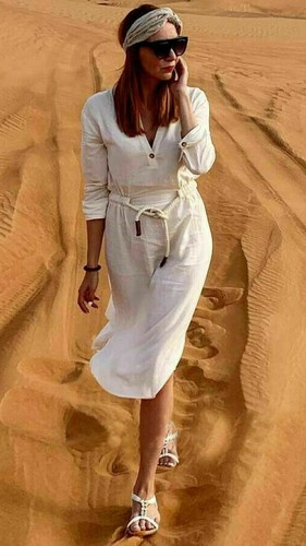 OFF WHITE ABITO ZARA MIDI TUNICA CORDA ABITO BIANCO CON CINTURA A CORDA 1165 063