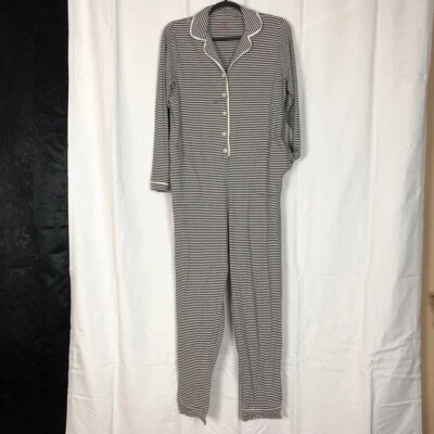 Mono a rayas HUE para mujer, negro, mediano Foto 1 de 4