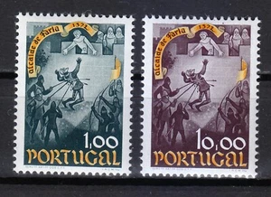 Portugal 1973 MNH Mi 1226-1227 Sc 1193-1194 Muerte Nuno Gonçalves.Castillo de Faria - Imagen 1 de 1