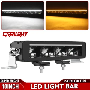 10'' LED Work Light Bar Flood Spot Lights Driving Lamp Offroad Truck SUV 12V 24V - Picture 1 of 14