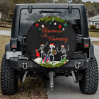 Funny Skeleton Dancing Spare Tire Cover Christmas Is Coming Wheel Cover Car Noel