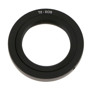 Convertisseur anneau adaptateur de montage d'objectif alliage T2 pour appareil photo A EOS 550D 7D 5D Mark II