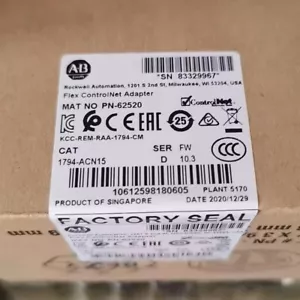 New Allen-Bradley 1794-ACN15 Adapter Module Flex I/O Ser D AB 1794ACN15 - Picture 1 of 2