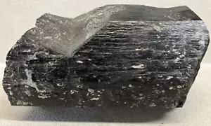 5,6 Pfund Top natürlicher schwarzer Turmalin Kristall rau Mineral Heilung Probe - Bild 1 von 10
