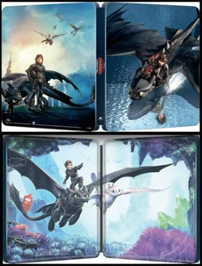 DRAGON TRAINER: IL MONDO NASCOSTO - EDIZIONE LIMITATA STEELBOOK - DVD + BLU RAY - Foto 1 di 1