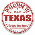 2 x Vinyl Stickers 7.5cm - Welcome To Texas Lone Star State USA Cool Gift #6122