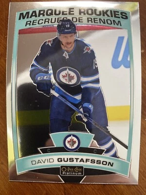 19-20 UD O-Pee-Chee Platinum Marquee Rookies 157 David Gustafsson - Image 1 of 2