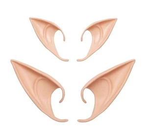 2 Pair Fairy Pixie Elf EarsLatex Pointy EarsCosplay Ears for Cosplay Hallowee... - Picture 1 of 7