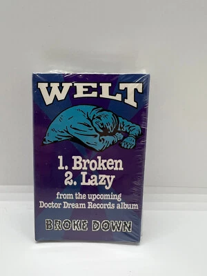 New, Rare Sealed Welt Promo Cassette Single - Broke Down. Doctor Dream Records - Image 1 of 4