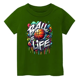 Kids Short Sleeve T-Shirt American Basketball Sports Team USA Funny New Gift Tee - Picture 1 of 14