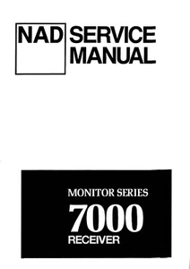 Manuale di servizio - Manuale di servizio per NAD 7000  - Foto 1 di 1